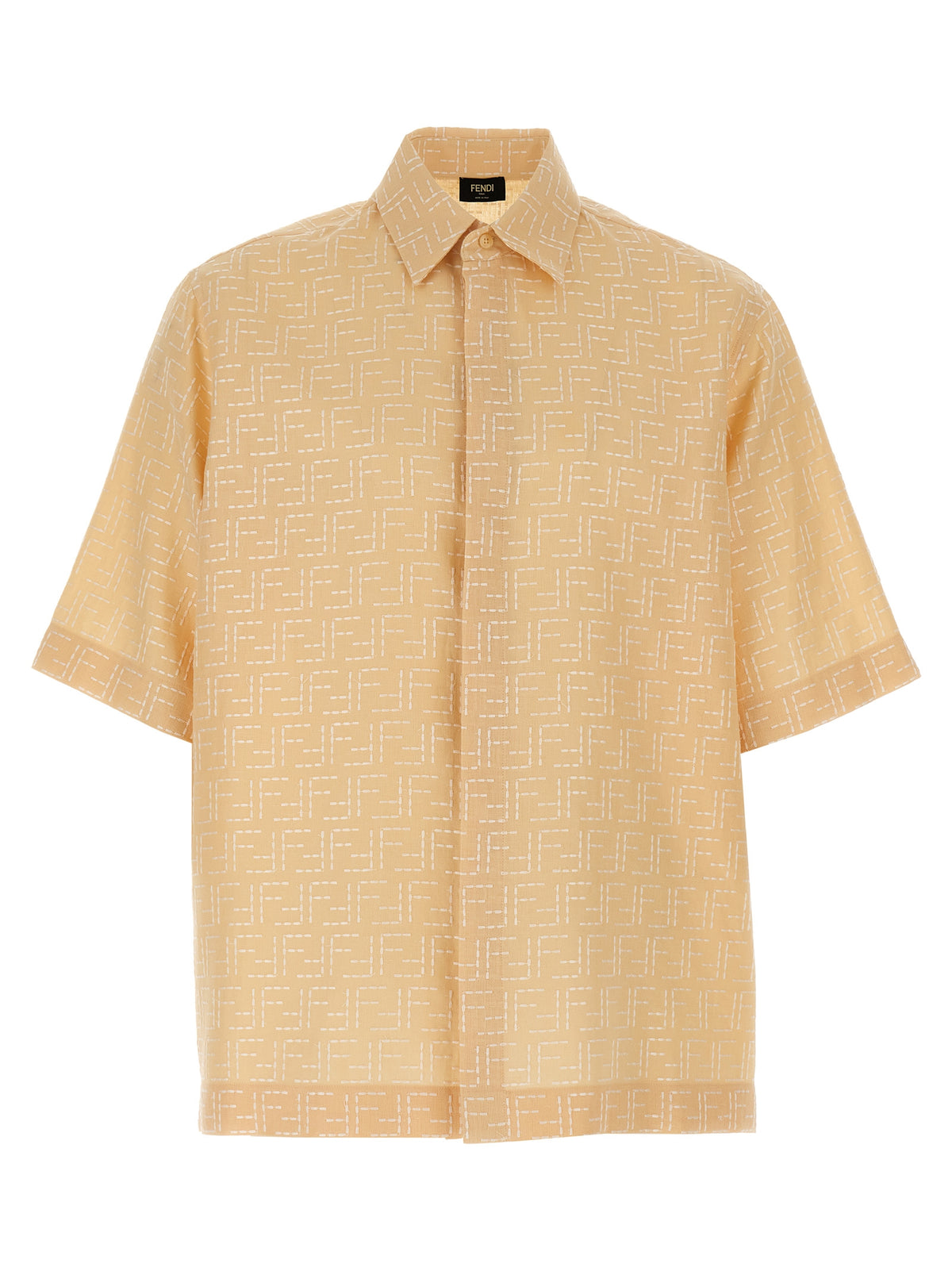 Fendi Men Ff Jacquard Shirt