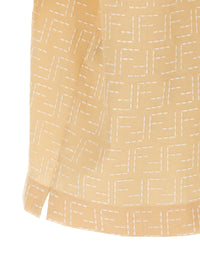 Fendi Men Ff Jacquard Shirt