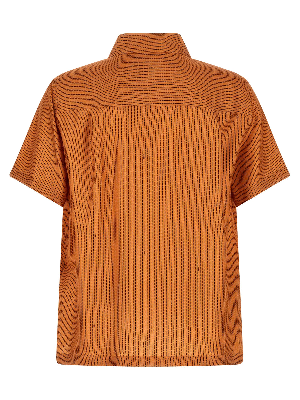 FENDI Fendi Men 'Selleria' Stitching Silk Shirt