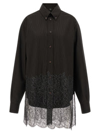 FENDI Fendi Men Wool And Lace Shirt