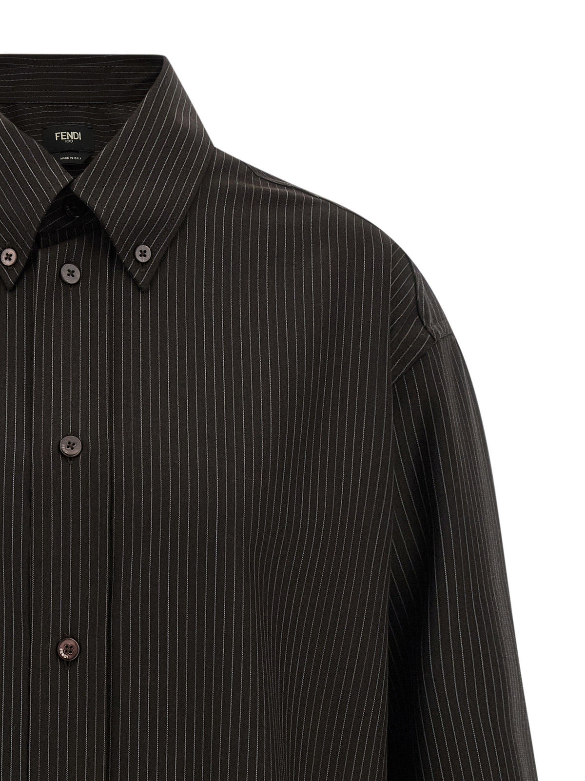 FENDI Fendi Men Wool And Lace Shirt