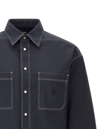 FENDI Fendi Men 'Ff Selleria' Logo Shirt