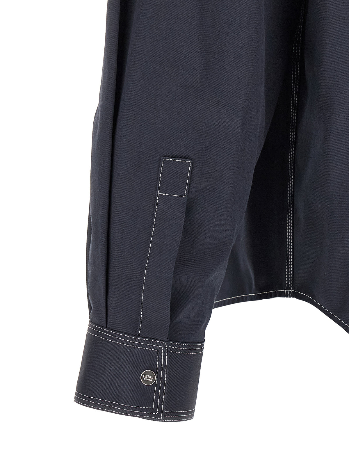 FENDI Fendi Men 'Ff Selleria' Logo Shirt