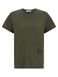 Fendi Women T-Shirt With 'Stencil' Print