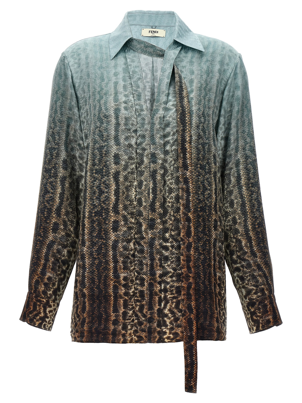 Fendi Women Animal Print Shirt