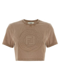 FENDI Fendi Women 3D 'Fendi Roma' T-Shirt