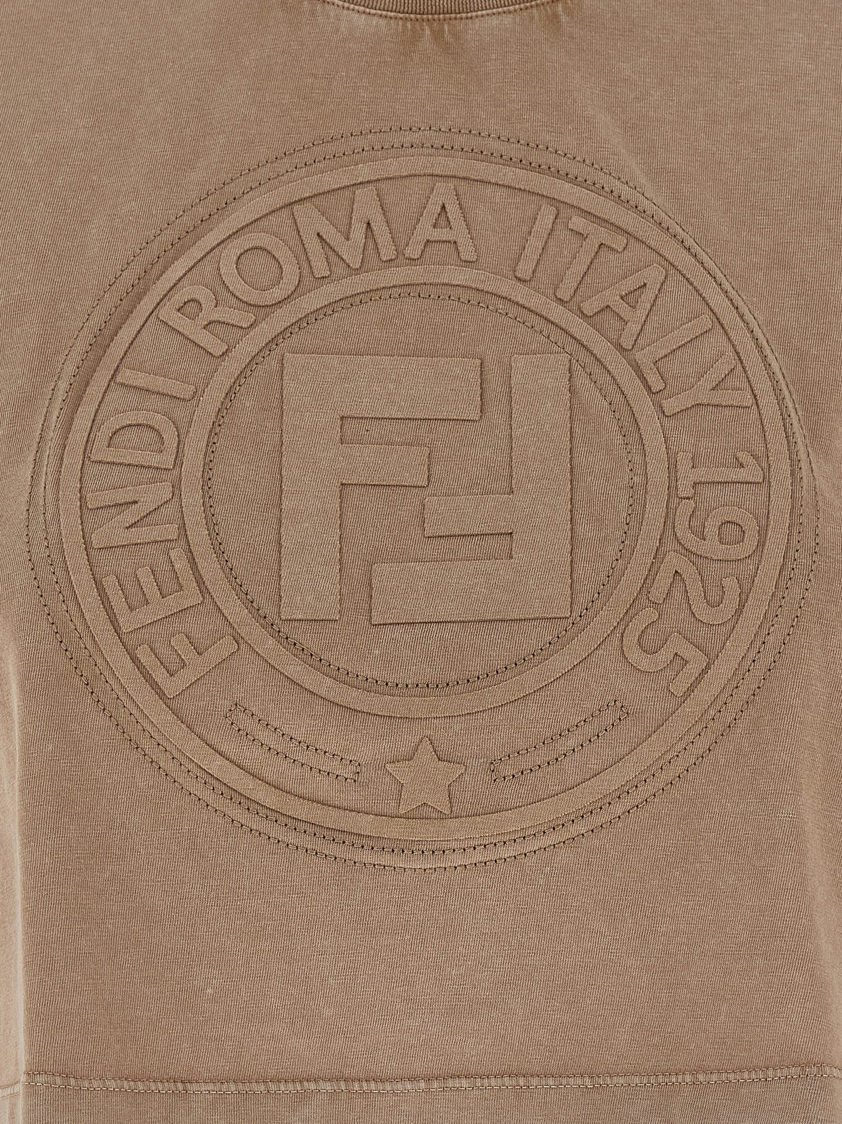 FENDI Fendi Women 3D 'Fendi Roma' T-Shirt