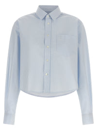 Ami Paris Women 'Ami De Coeur' Cropped Shirt