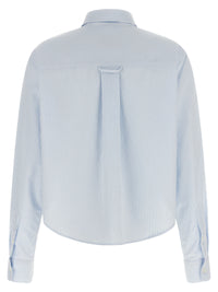 Ami Paris Women 'Ami De Coeur' Cropped Shirt