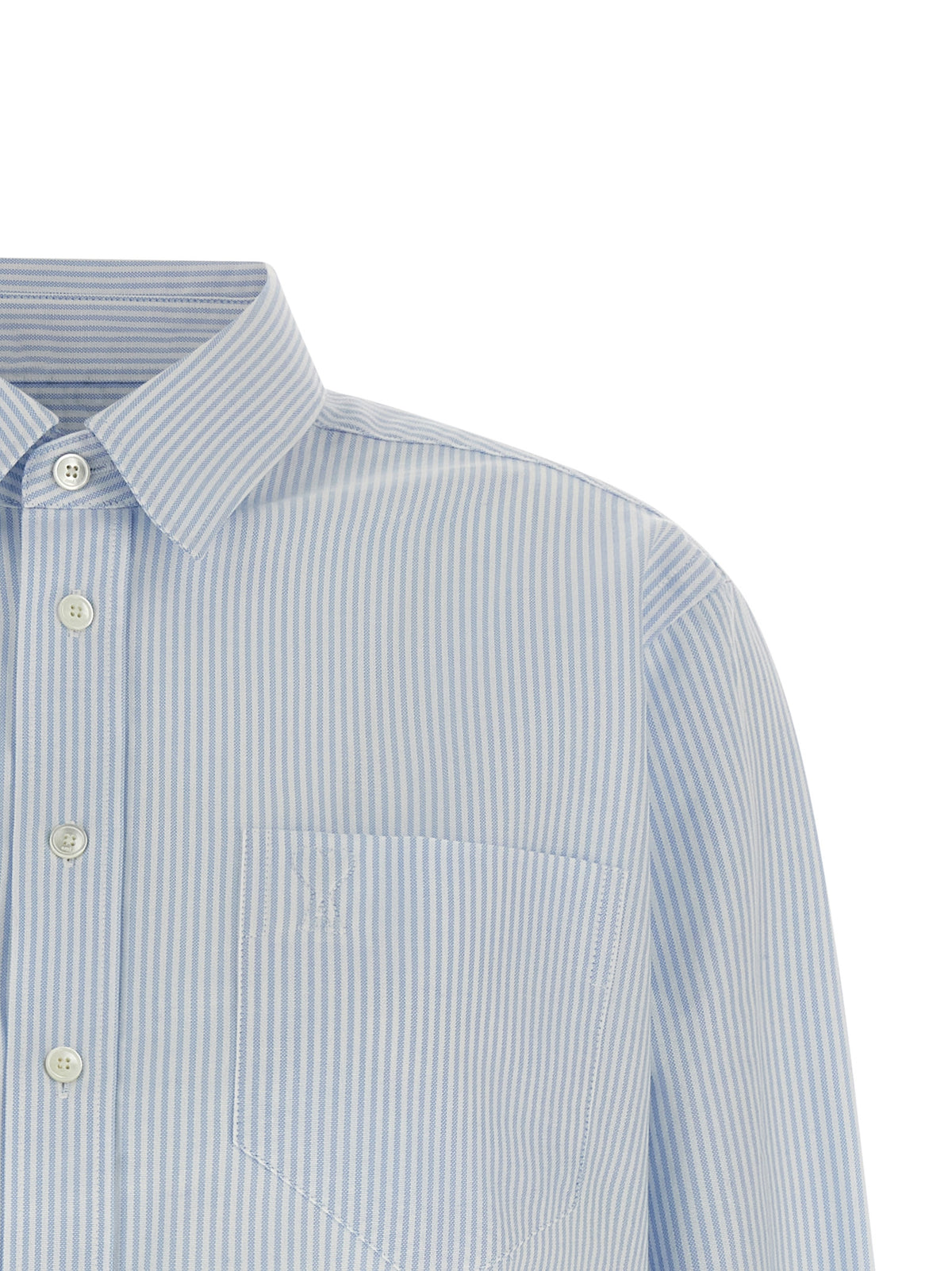 Ami Paris Women 'Ami De Coeur' Cropped Shirt