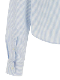 Ami Paris Women 'Ami De Coeur' Cropped Shirt