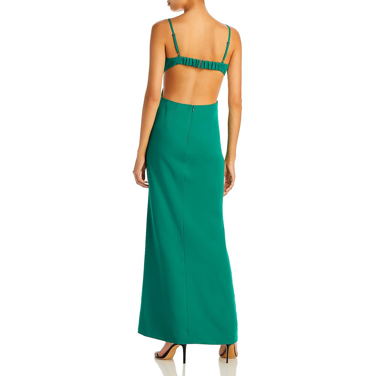 Womens High Slit Long Evening Dress