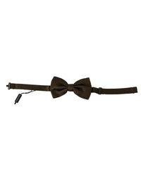 Dolce & Gabbana Brown Bow Tie Adjustable Strap