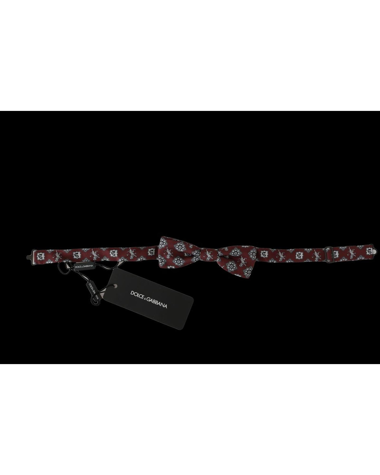 Dolce & Gabbana Dolce  Gabbana FT2012 Burgundy Bow Tie