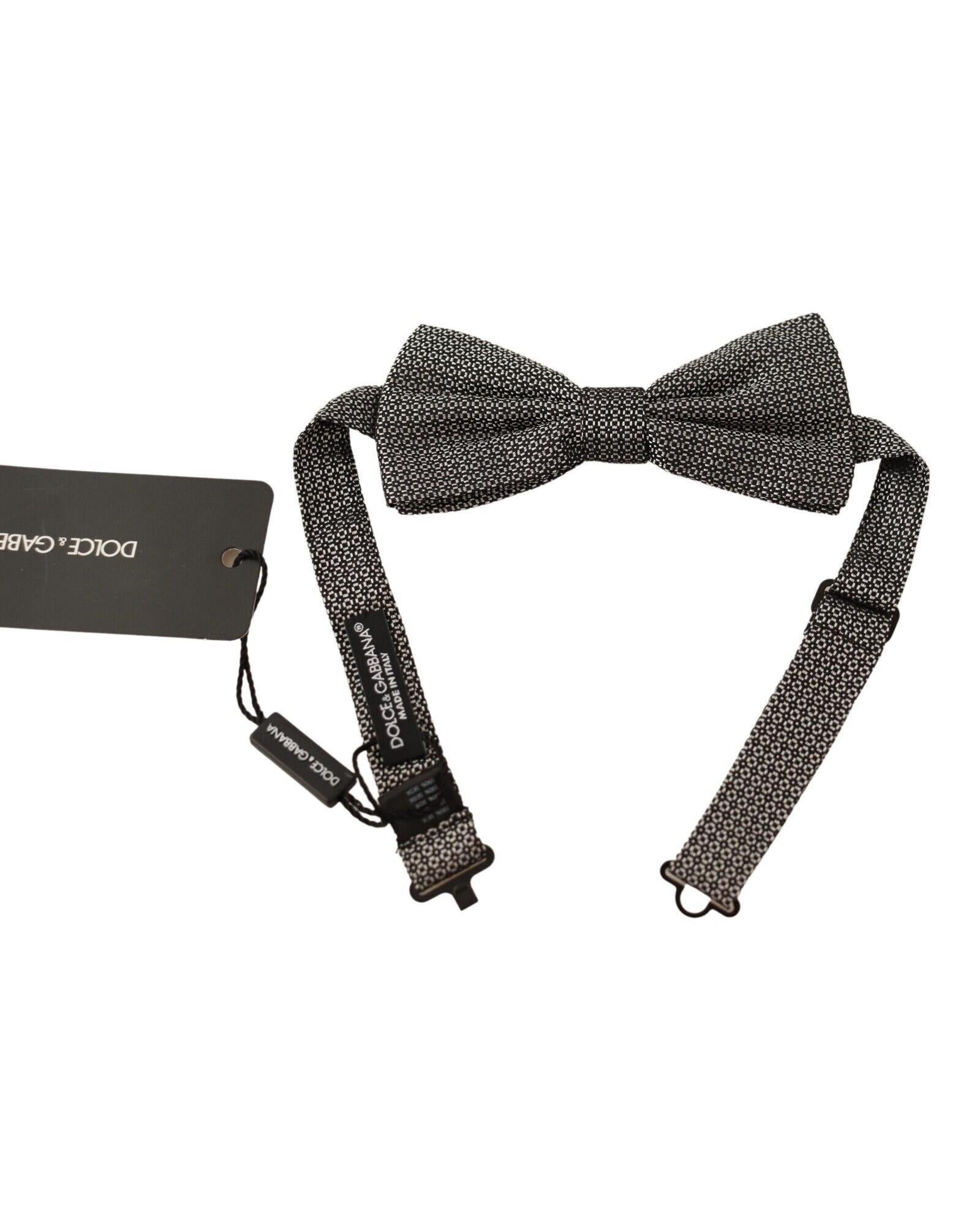 Dolce & Gabbana Dolce Gabbana Bow TieBlack and White