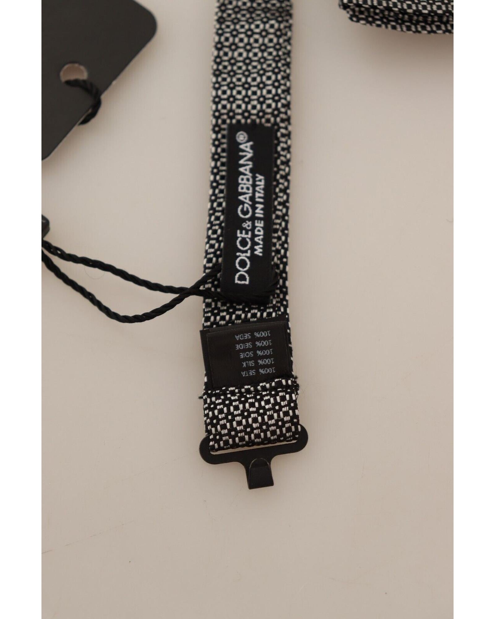 Dolce & Gabbana Dolce Gabbana Bow TieBlack and White