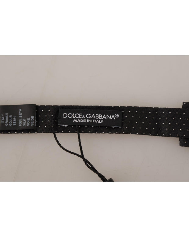 Dolce & Gabbana Polka Silk Neck Papillon Tie
