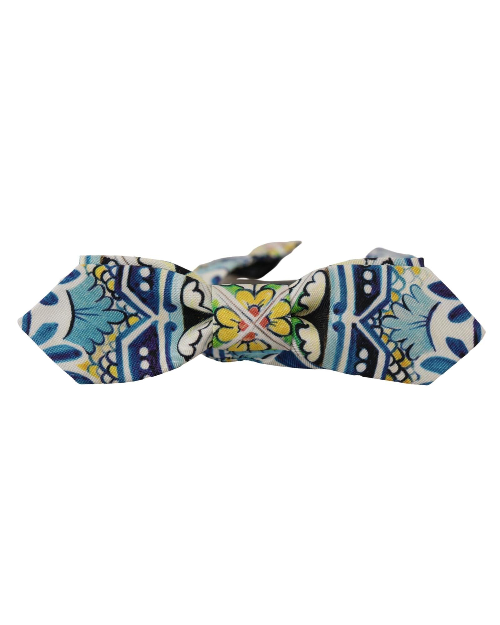 Dolce & Gabbana Dolce Gabbana Bow Tie Floral Pattern