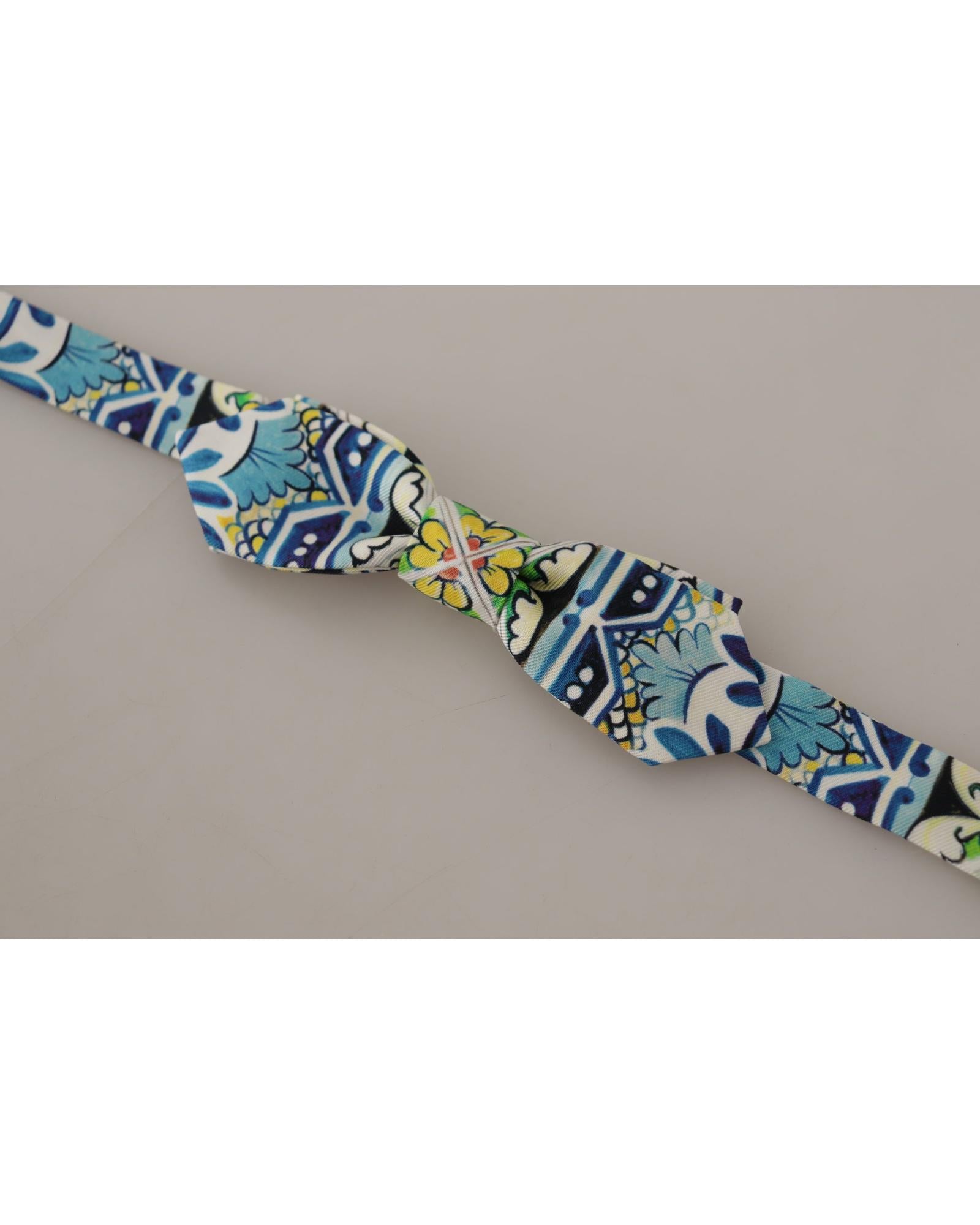 Dolce & Gabbana Dolce Gabbana Bow Tie Floral Pattern