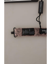 Dolce & Gabbana Geometric Pattern Bow Tie
