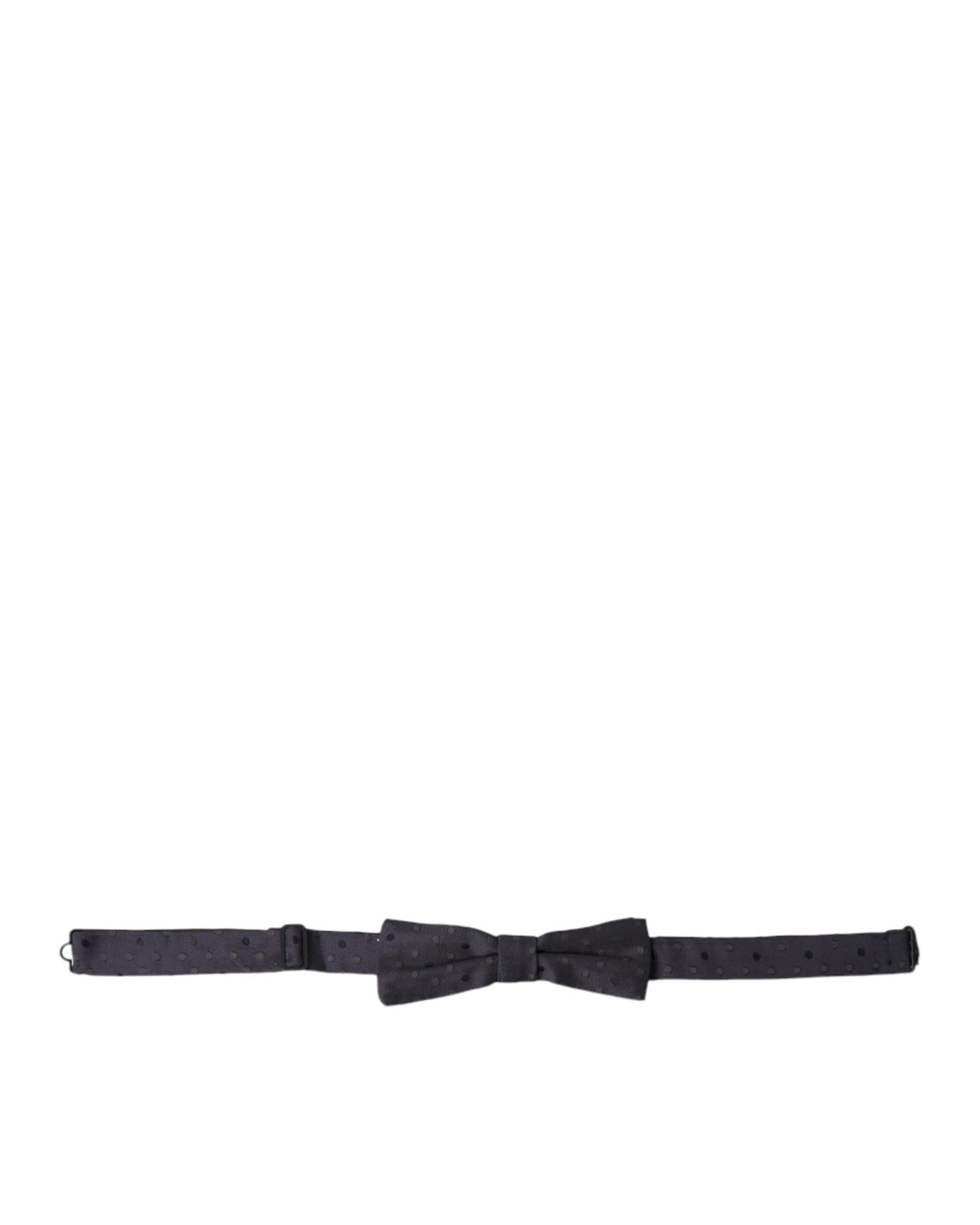 Dolce & Gabbana Bow TiePolka Dot Style Blue