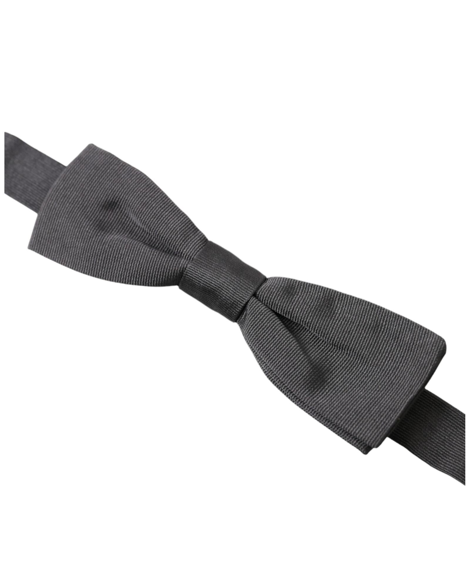 Dolce & Gabbana olid Black Bow Tie