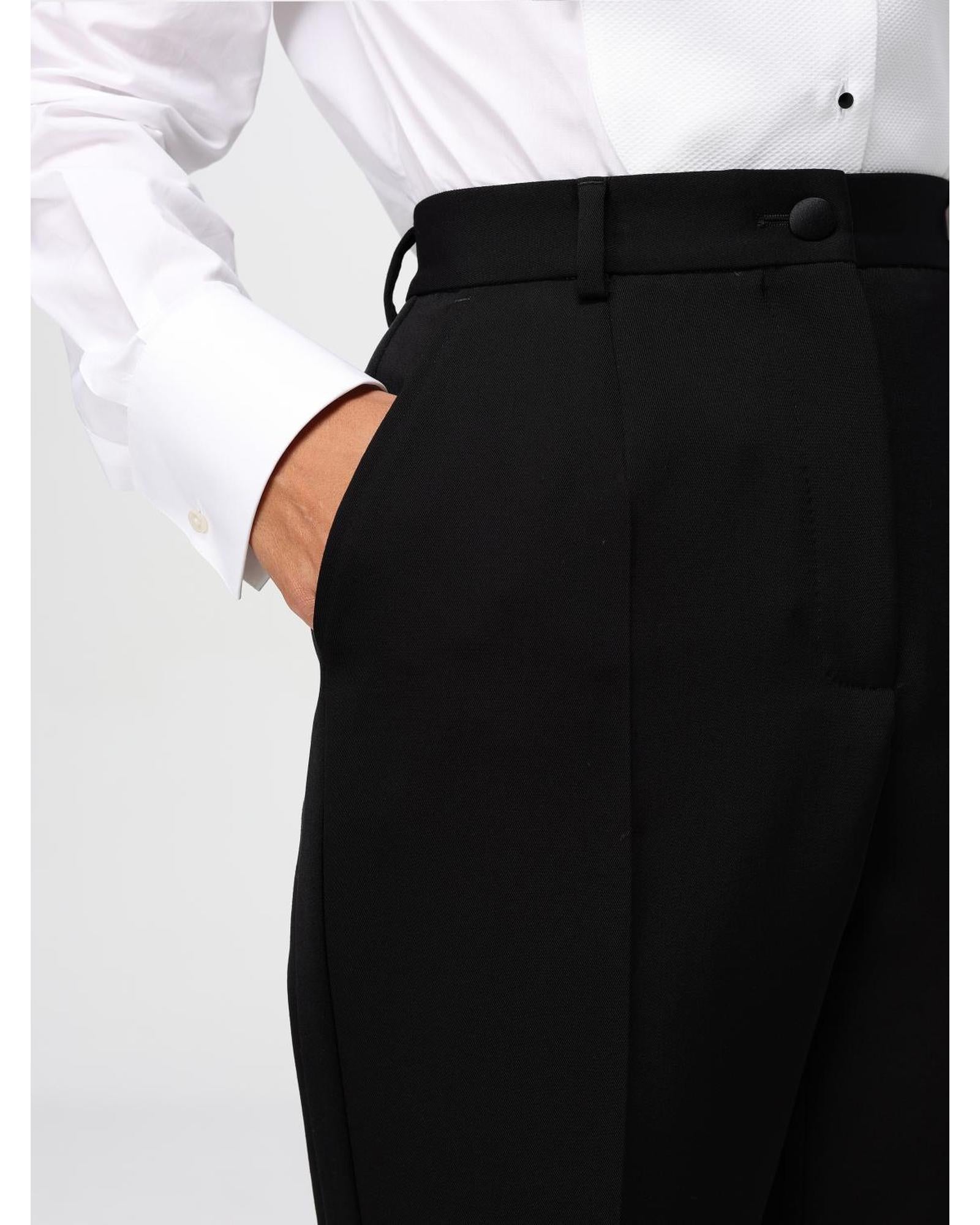 Dolce & Gabbana HighWaisted StraightLeg Trousers Women Black