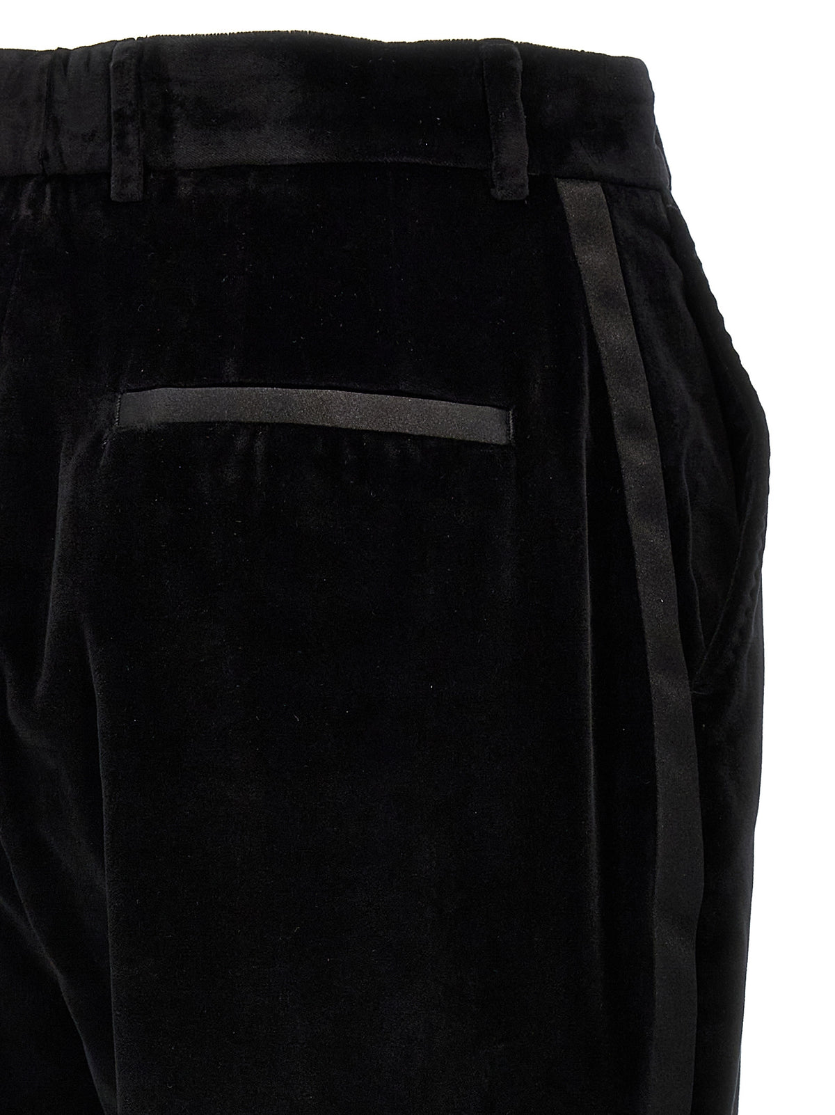 Dolce & Gabbana Women Velvet Tuxedo Pants