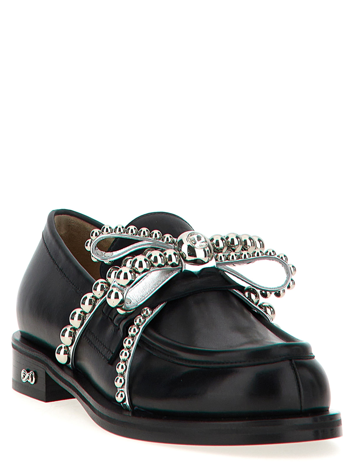 MACH & MACH Mach & Mach Women 'Crystal Studs' Loafers