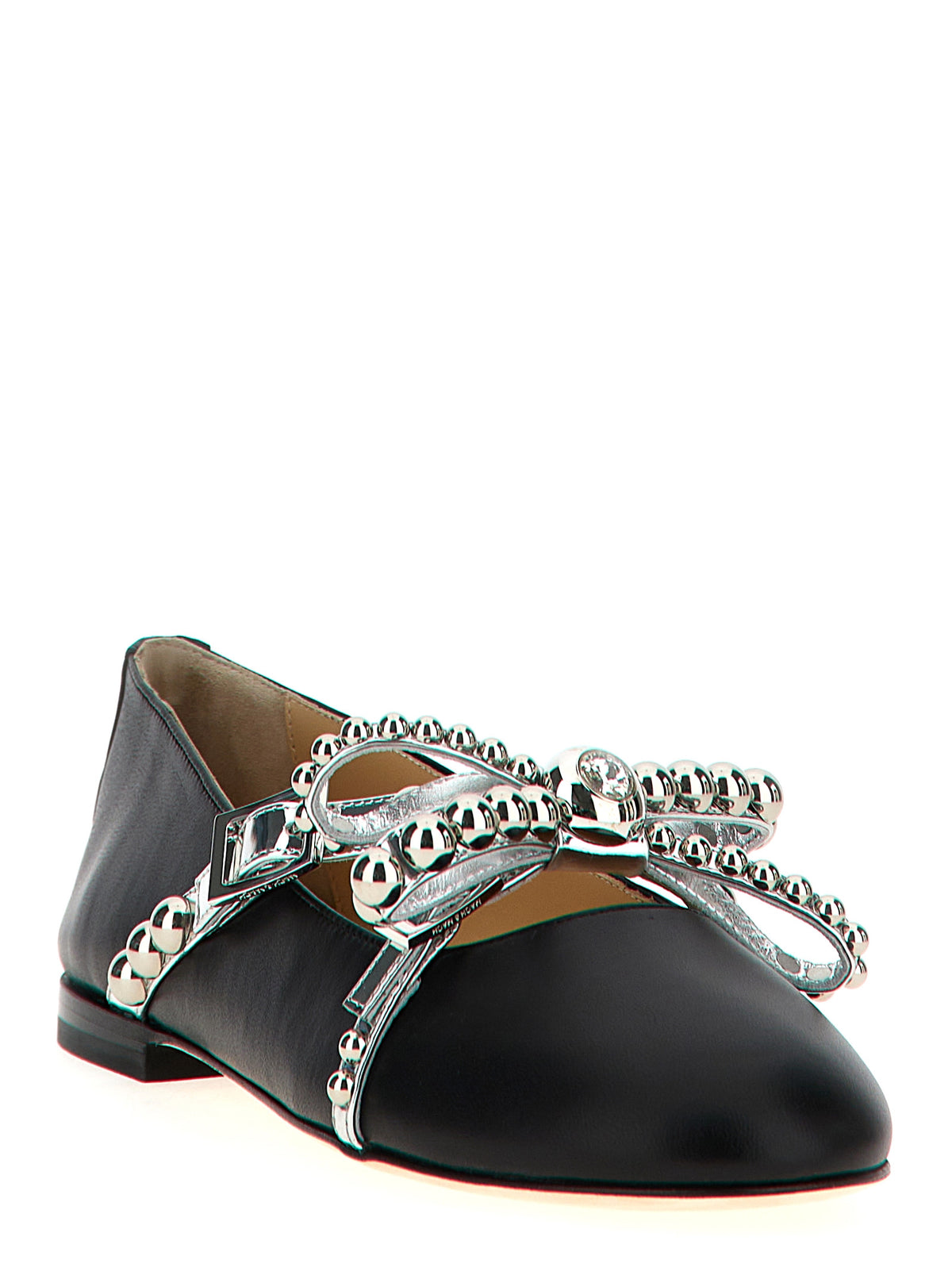 MACH & MACH Mach & Mach Women 'Crystal Studs' Ballet Flats