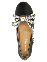 MACH & MACH Mach & Mach Women 'Crystal Studs' Ballet Flats