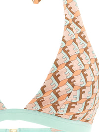 Fendi Women 'Ff Waves' Bikini Top