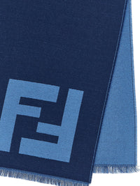 Fendi Men Ff Macro Scarf
