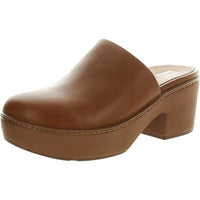 Womens Solid Clogs 7 Medium Tan