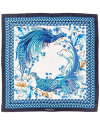 Ferragamo Ferragamo Animal Print Silk Scarf