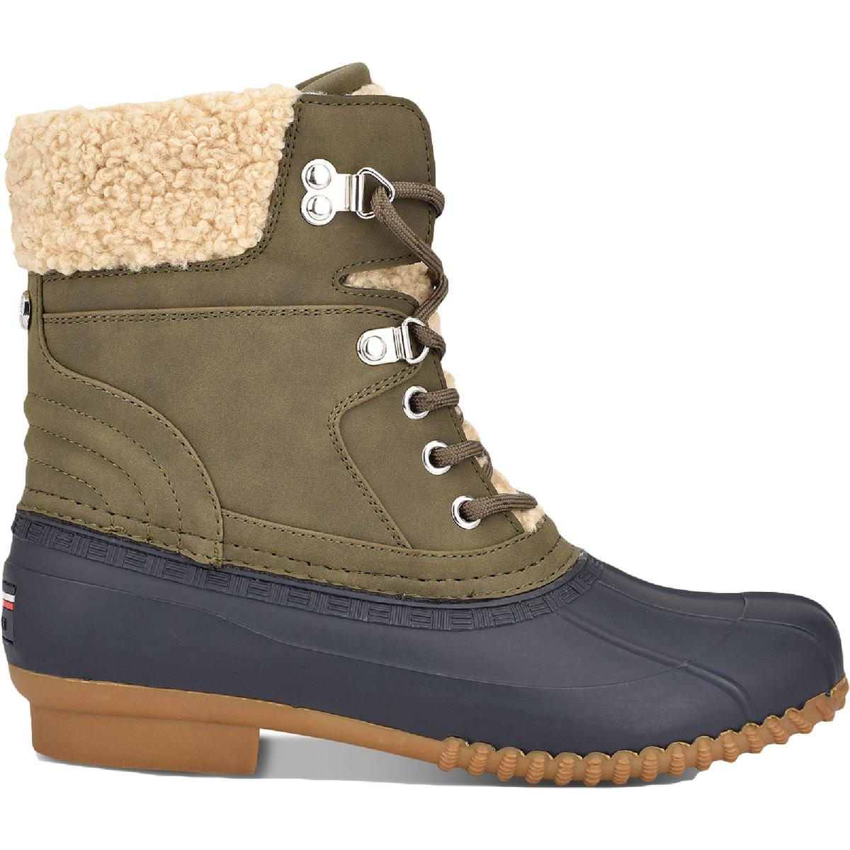 Rainah Womens Faux Fur Lined Rain Boots