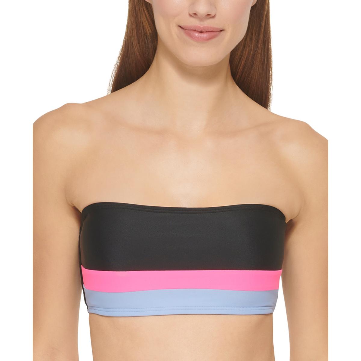 Womens Colorblock Adjustable Bikini Swim top
