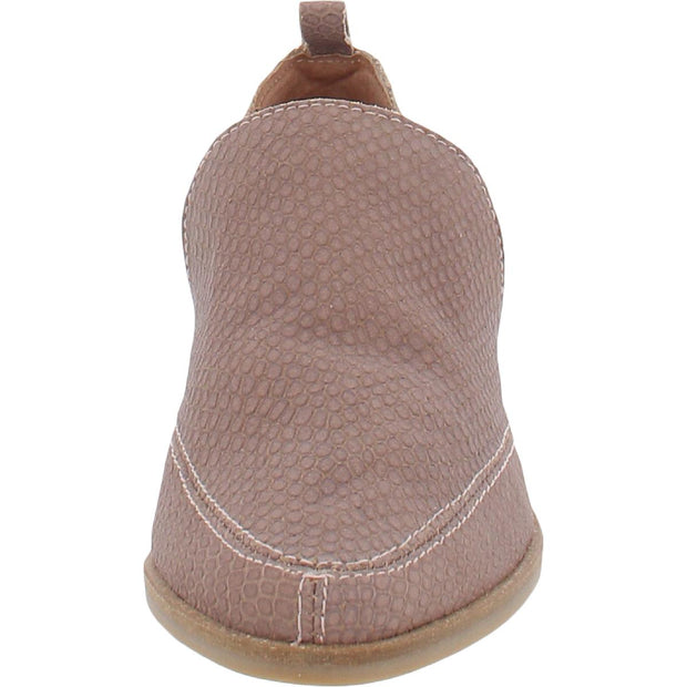 Mahzan Womens Comfort Insole Slip On Loafer Heels