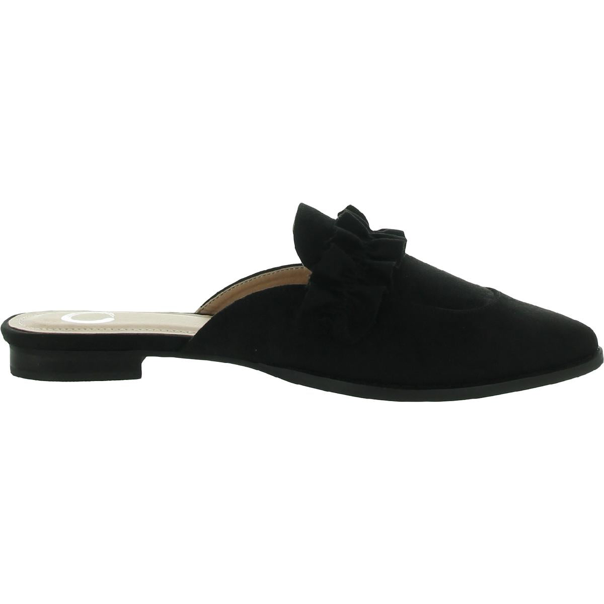 KESSIE Womens Embellished Man Made Loafer Mule