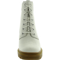 Womens Lace-Up Mid-Calf Boots
