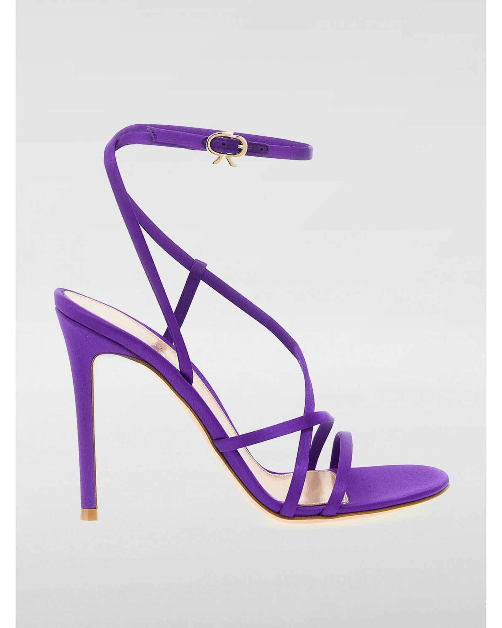 Gianvito Rossi Portofino Strappy Heeled Sandals Women Violet