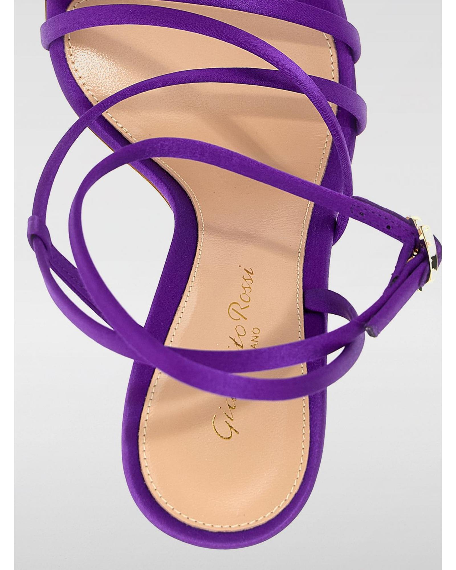 Gianvito Rossi Portofino Strappy Heeled Sandals Women Violet