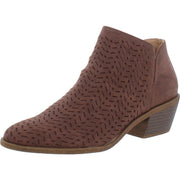 Payton Womens Faux Leather Ankle Chelsea Boots