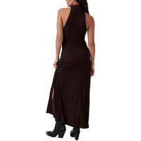 Womens Knit Sleeveless Maxi Dress