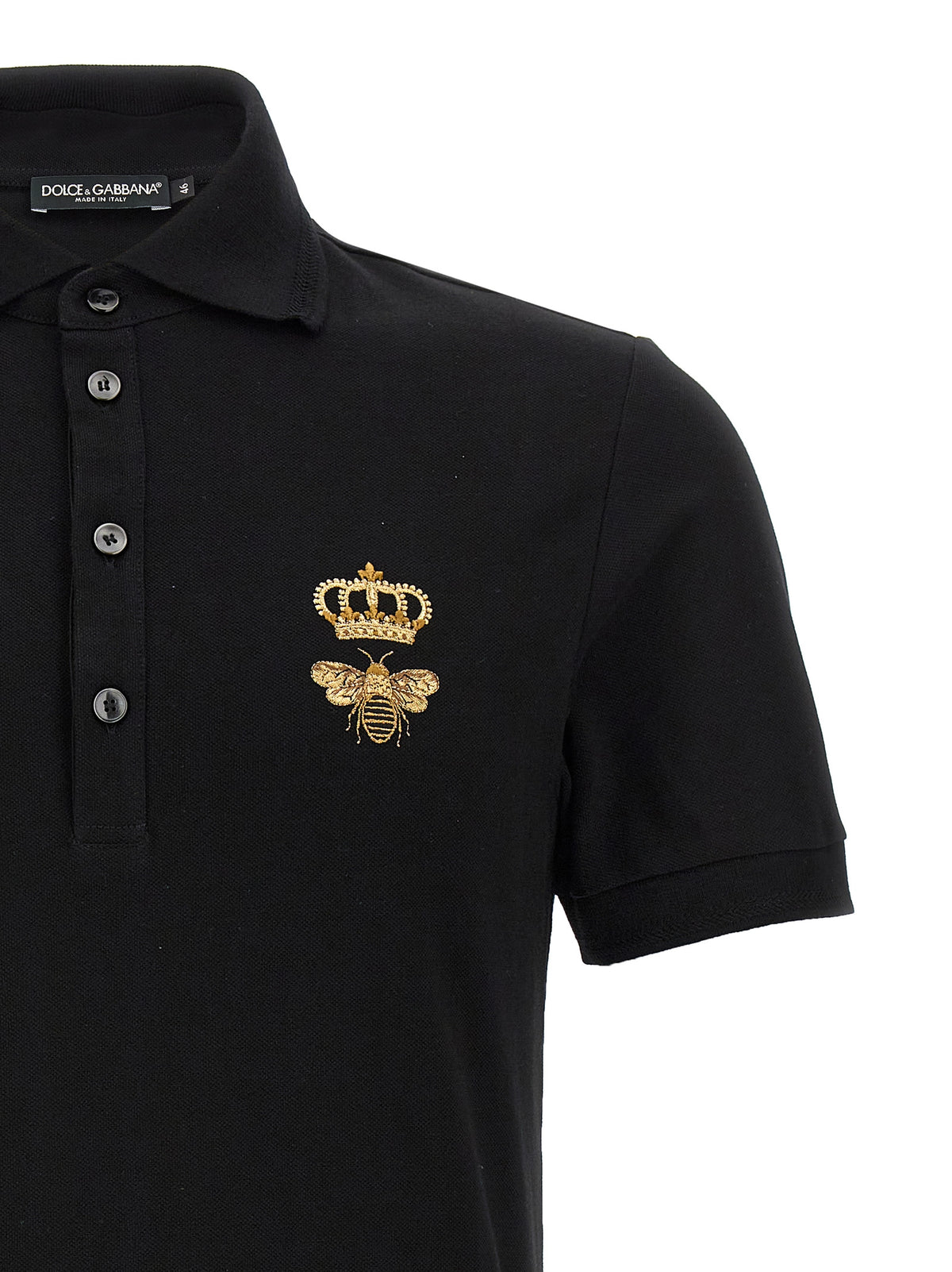 Dolce&Gabbana Men Embroidery Piquet Polo