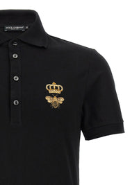 Dolce&Gabbana Men Embroidery Piquet Polo