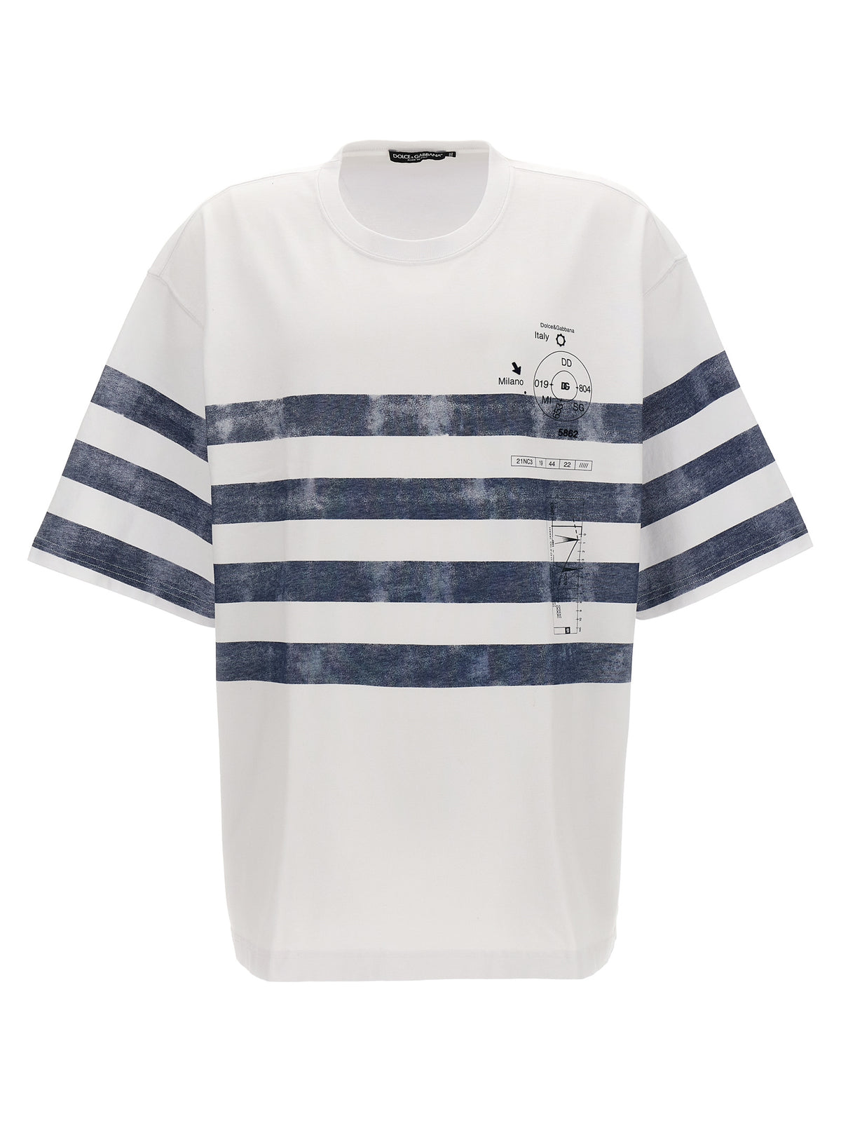Dolce&Gabbana Men Marina Print T-Shirt