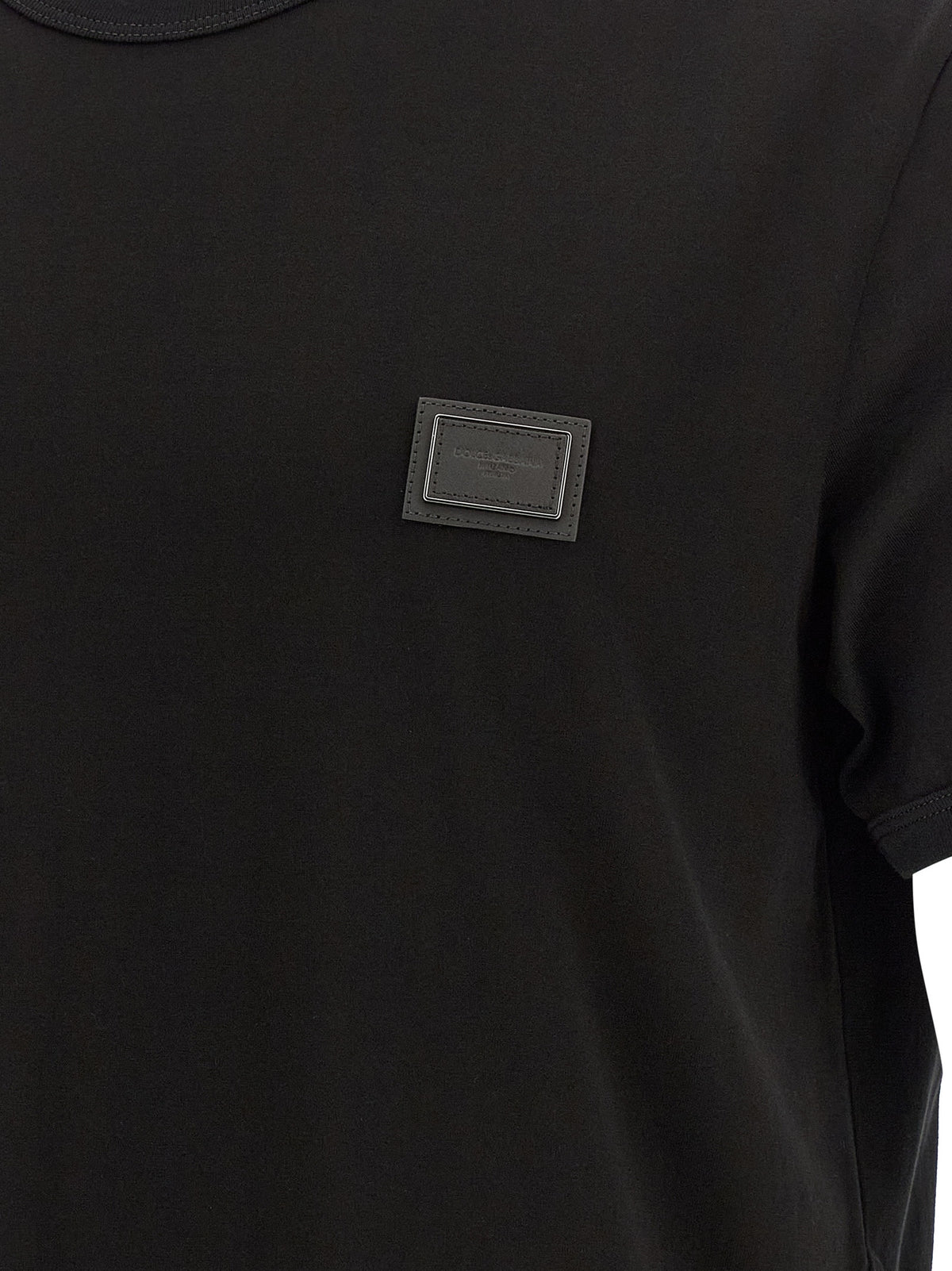 Dolce & Gabbana Men Metal Plate T-Shirt