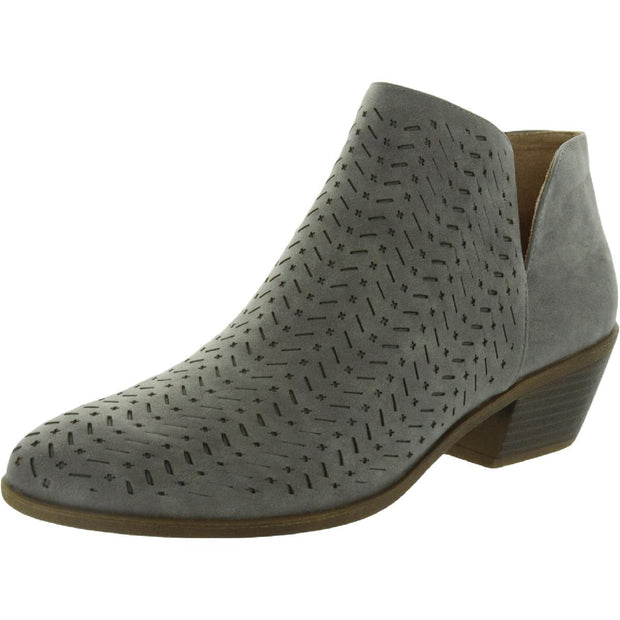 Payton Womens Faux Leather Ankle Chelsea Boots