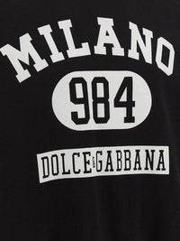 DOLCE & GABBANA Dolce & Gabbana Men Flocked Print Hoodie